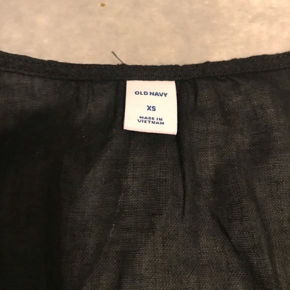 🌸Wrap Front Linen Blend Top - Picture 7 of 8